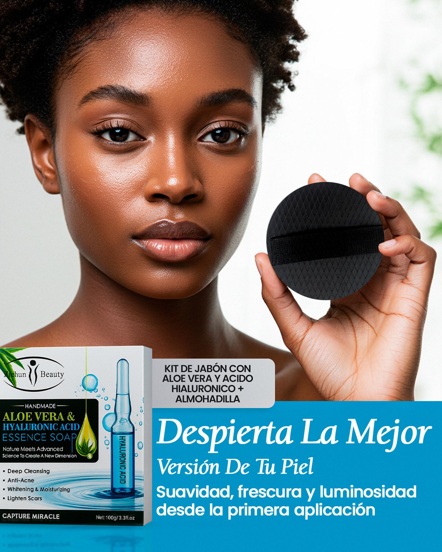 "Limpieza Profunda & Piel Radiante – Aloe Vera + Hyaluronic"