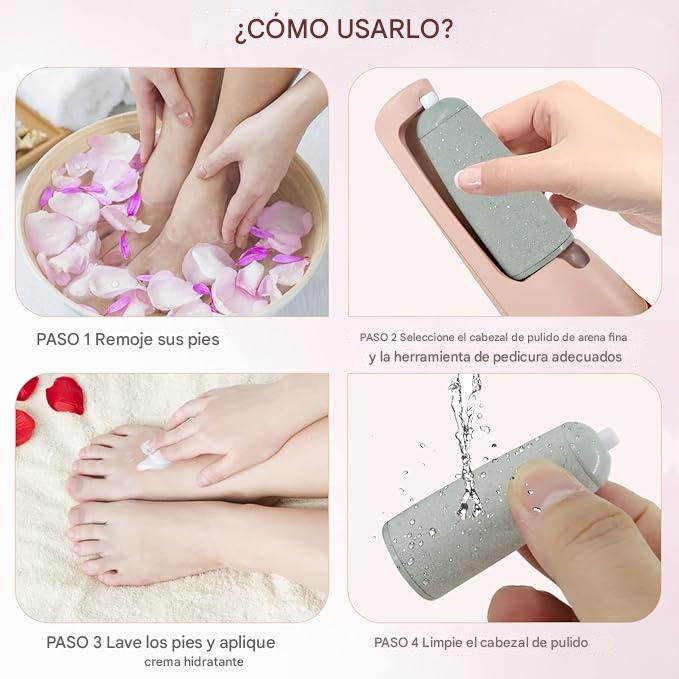Removedor de callos Pies Suaves en Minutos