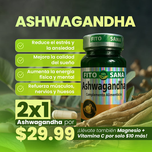 "Ashwagandha: Energía y Calma en un Solo Paso"