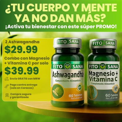 "Ashwagandha: Energía y Calma en un Solo Paso"
